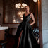 Tina Holly | BB209 Plunging Neckline With Classic Belt Mikado Ball Gown