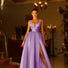 Tina Holly | BB209 Plunging Neckline With Classic Belt Mikado Ball Gown