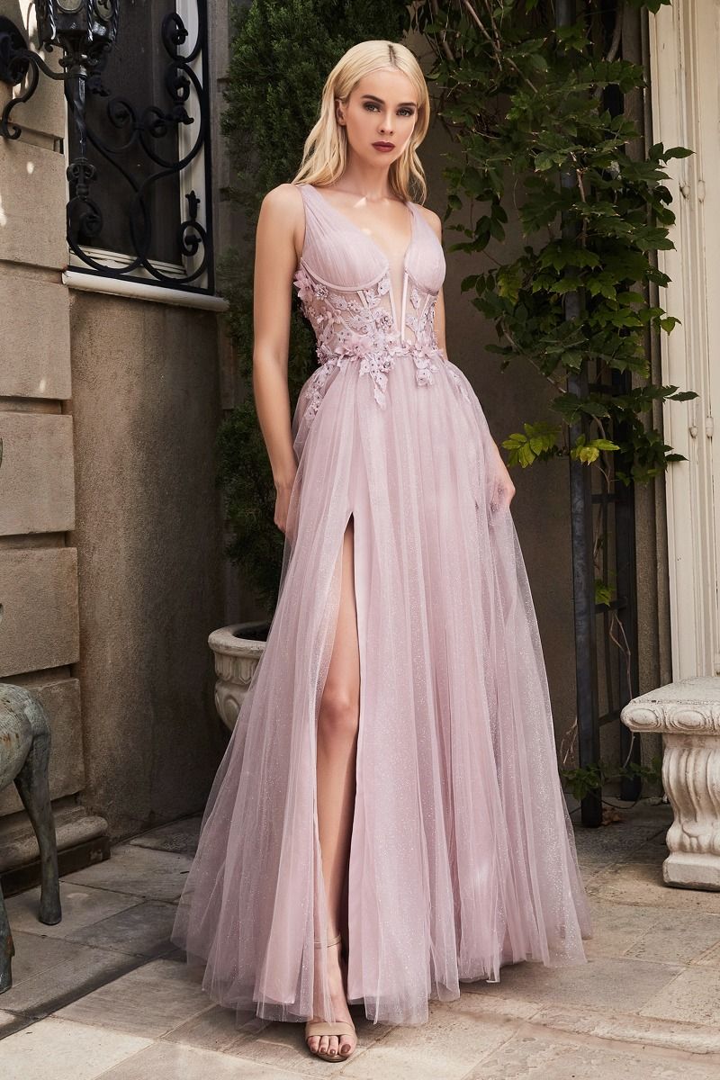 Andrea & Leo | Megara Tulle Full Length Gown