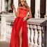 HDD Aurora Shiny Soft Satin Maxi Dress