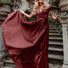 HDD Alexa Sweetheart Off-the-Shoulder Full-Length Dress