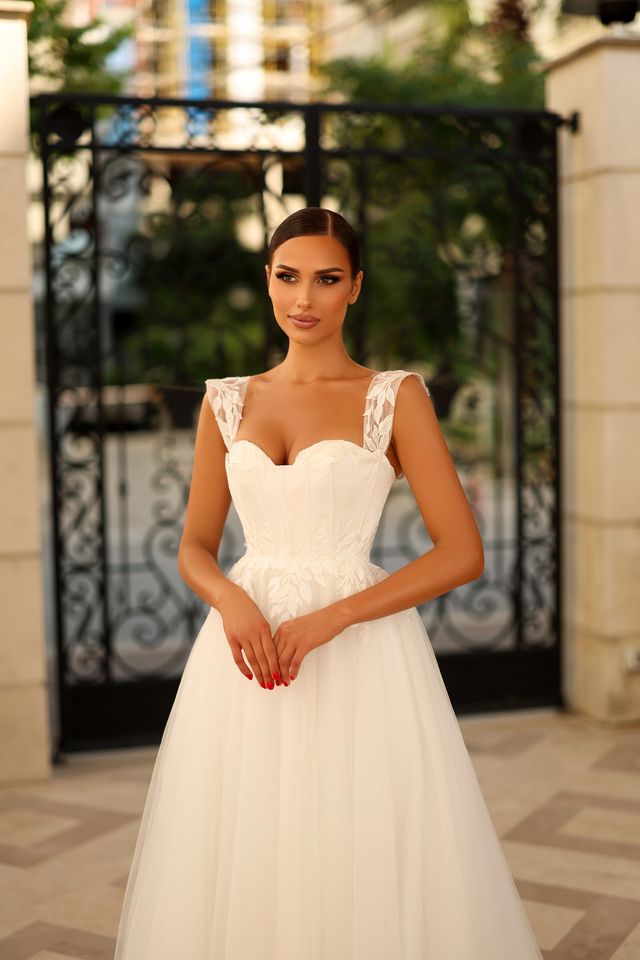 Tina Holly TW903 Sweetheart A-Line Gown with Detachable Straps (Made to Order)